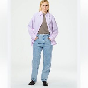 Tibi NWT Newman Jean Acid Wash